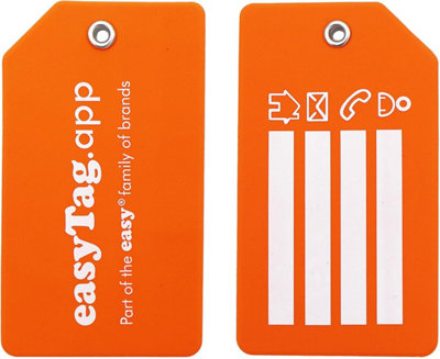 ReFind Easytag Wallet Tracker Card Cover Tracking Card Holder With Cable Attachment (Orange) from B&Q