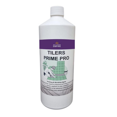 WPE® Wallpaper Empire Tilers Prime Pro Adhesive Sealer All Purpose Priming & Bonding Agent 1L from B&Q