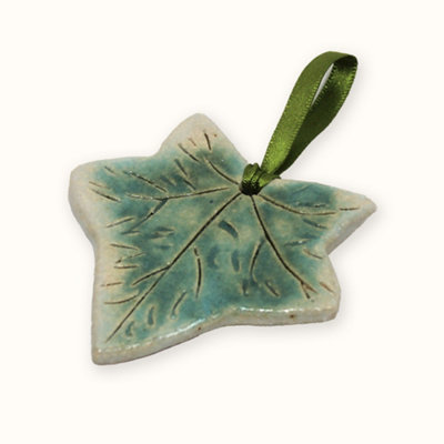 Storm Flowers Garden Green Ivy Hanging Ceramic Decoration from B&Q