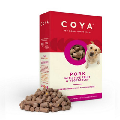 Coya Freeze-Dried Raw Adult Dog FoodPork150G from B&Q