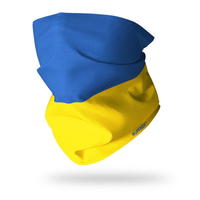 Ruffnek Flag Of Ukraine Snood Scarf Multifunctional Neck Gaiter For HikingCamping And Travel from B&Q