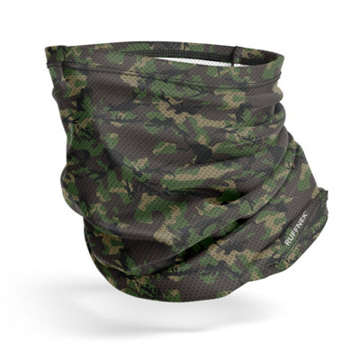 Ruffnek Airmesh Snood Woodland Camo Uv50+ Tactical Breathable Neck Gaiter For WorkwearFishingCamping And Airsoft from B&Q