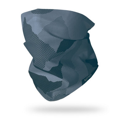 Ruffnek Mountains Blue Neck Gaiter Snood Multifunctional Tube Scarf For HikingRunningCamping And Travel from B&Q