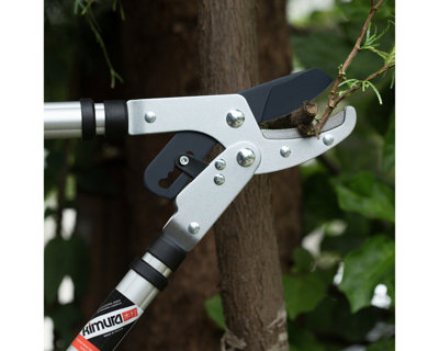 Kimura-Pro 301-Telescopic Ratchet Loppers Premium Japanese Sk5 Steel Blades Heavy Duty Extendable Anvil Tree Branch Cutters from B&Q