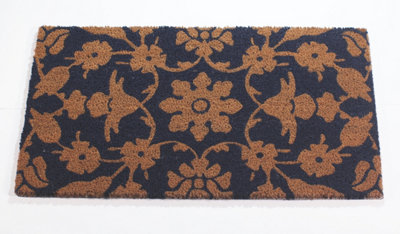 Rhs Jekyll Floral Door Mat Latex Backed 45 X 75Cm from B&Q