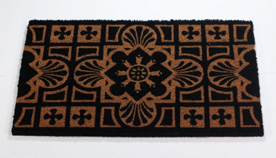 Rhs Gertrude Jekyll Tile Door Mat Latex Backed 45 X 75Cm from B&Q