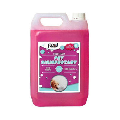 Flow Bubblegum Pet Disinfectant Cleaning Solution 5L from B&Q