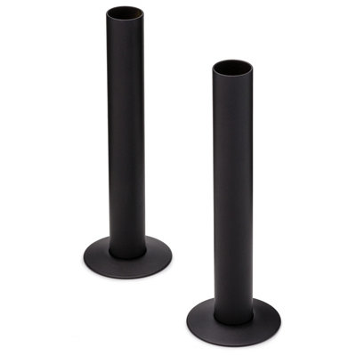 Sandy Beach Black Pipe Covers Sleeves & Collars (130mm X 18mm) from B&Q