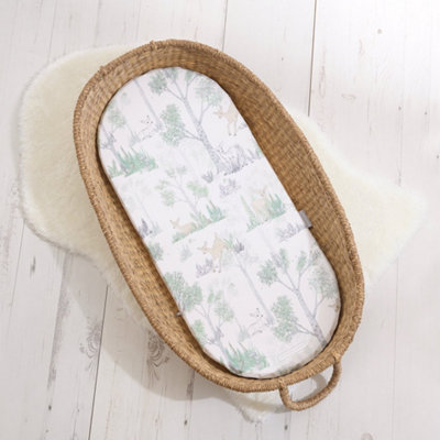 The Tiny Bed Company Basket Changing Mat - Forest Fable