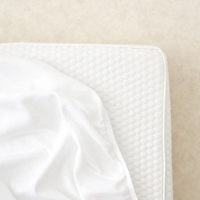 The Tiny Bed Company Premium Quality Certified Organic 100% Cotton Fitted Sheet120 X 60Cm from B&Q