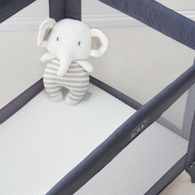 The Tiny Bed Company Premium Quality Certified Organic 100% Cotton Fitted Sheet For Travel Cot95 X 65Cm from B&Q
