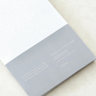 The Tiny Bed Company Premium Quality Certified Organic Cotton Single Bed Fitted Sheet -190 X 90Cm from B&Q