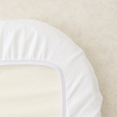 The Tiny Bed Company Waterproof Fitted Mattress ProtectorTo Fit Maxi-Cosi Iora (80 X 50Cm) from B&Q