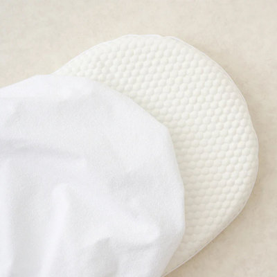 The Tiny Bed Company Waterproof Fitted Mattress ProtectorMoses Basket (74 X 28Cm) from B&Q