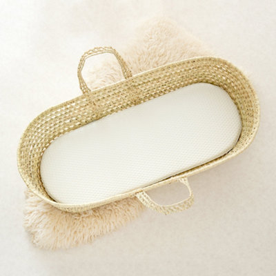 The Tiny Bed Company Tiny DreamerPremium Moses Basket Mattress (74 X 28Cm) from B&Q