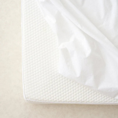 The Tiny Bed Company Waterproof Fitted Mattress Protector To Fit Snüzpod 475.5 X 40Cm from B&Q