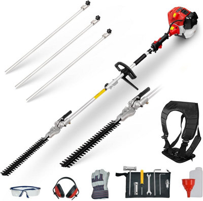 Bu-Ko 52Cc Long Reach Petrol Hedge Trimmer And 3X 75Cm Extension Pole from B&Q