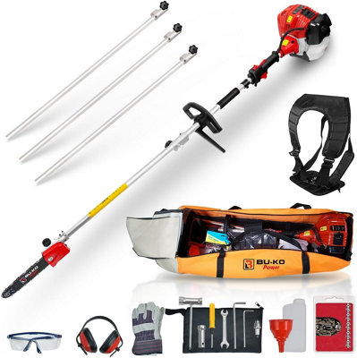 Bu-Ko 52Cc Long Reach Petrol Pruner Saw Attachment And 3X 75Cm Extension Pole With Toolbag from B&Q