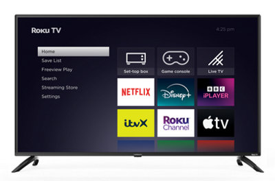50" Uhd  Veltech Roku Freeview Smart TvVr50Ux230 from B&Q