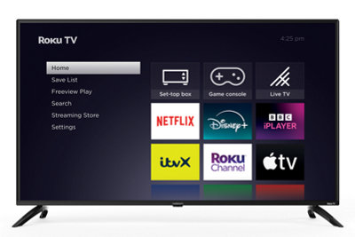 55" Uhd Veltech Roku Freeview Smart TvVr55Ux230 from B&Q