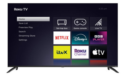 65" Uhd 4K Veltech Roku Freeview Smart TvVr65Ux230 from B&Q