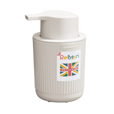 ReBorn® Reborn Recycled Soap DispenserStone Bathroom Soap PumpRefillable With 250Ml CapacityMade In The Uk from B&Q