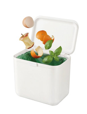 ReBorn® Reborn Recycled Food Waste BinStone5 Litre CapacityMade In The Uk from B&Q