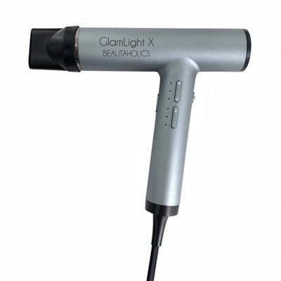 Beautaholics Glamlight X Dark Grey Lightweight Salon Hair Dryer 300G from B&Q