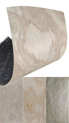 B&Q -  Tan Slate Veneer 122 X 61Cm Sheet
