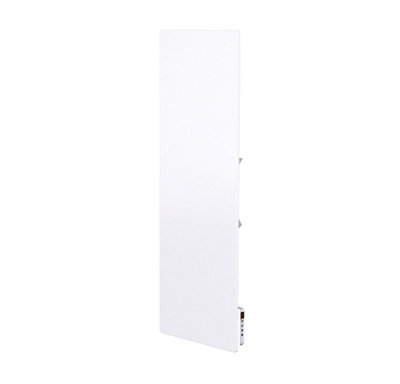Rose Heaters Lavender Glass Infrared Heater VerticalWhiteSmart Wifi Control400W from B&Q