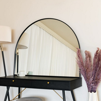 Jōbū Jobu HomeAkikoBlack Metal Arched Mirror95Cm X 120Cm from B&Q