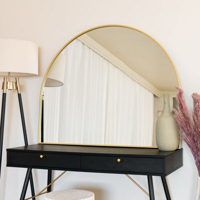 Jōbū Jobu HomeAkikoGold Metal Arched Mirror95Cm X 120Cm from B&Q