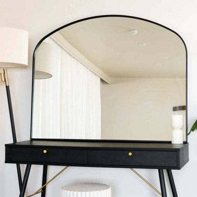 Jōbū Jobu HomeYokoBlack Metal Gentle Arch Mirror95Cm X 120Cm from B&Q