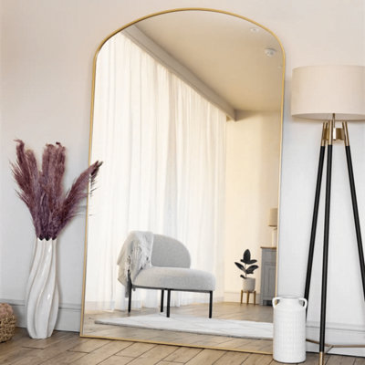 Jōbū Jobu HomeYokoGold Metal Gentle Arch Mirror180Cm X 105Cm from B&Q