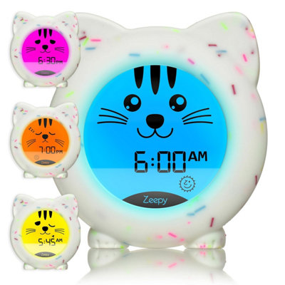 Zeepy 4-Phase Toddler Sleep Trainer Clock - S, Kip the Cat - 4 Phase - Image 5