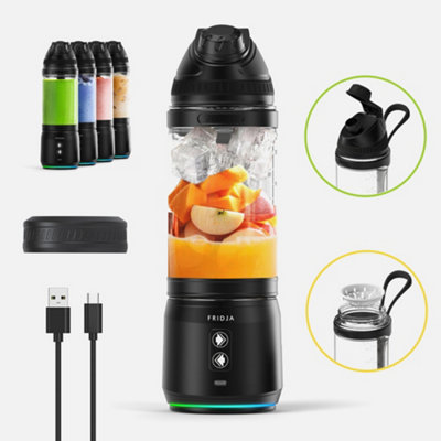  F500 Portable Blender - Powerful Personal Blender For Smoothies, Protein Shakes, Baby Food And More, 700Ml Bottle