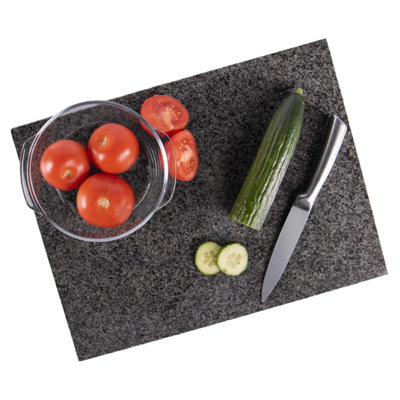 Magna Retail Natural Granite Chopping Board Worktop Saver Large Chopping Boards For Kitchens Worktop Protector from B&Q