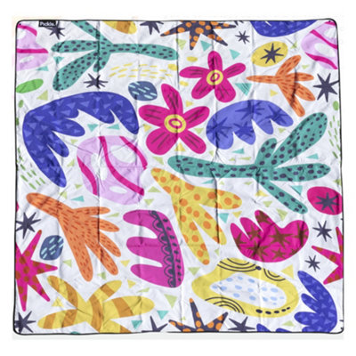 Pickle Picnic Aloe Zebrina Xl Picnic Mat from B&Q