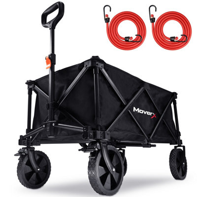 B&Q Moverx 120L Festival Trolley, Folding Beach Wagon, Camping Cart, Max 100Kg