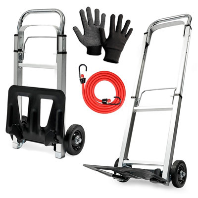 Moverx Silver Sack Truck Folding Aluminium 90Kg