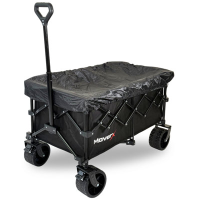 B&Q -    Universal Waterproof Trolley Rain CoverEasy Fit Black