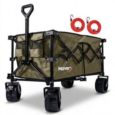 Moverx 200L Festival TrolleyKhaki from B&Q