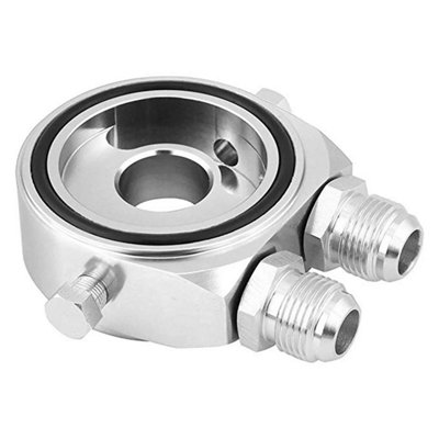 Sleek Car Oil Filter Sandwich Plate Adapter M20X1.5 Silver from B&Q