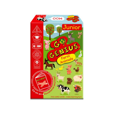 B&Q -  Go Genius Card GameFarm Animals