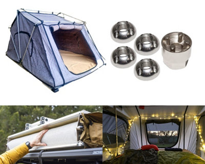 Ventura Roof Tents Thermal Insulation Liner + Anti Condensation Mat + Locking Nuts