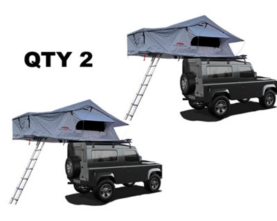 B&Q -  2X Extended Ventura Deluxe 1.4 Roof Top Tent