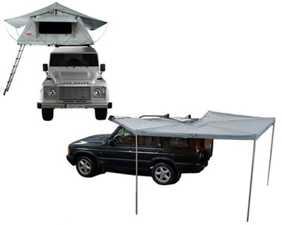 Ventura Roof Tents Ventura Deluxe 1.4 Roof Top Tent + 270 Awning from B&Q