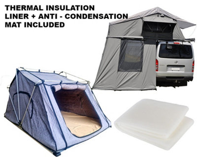 Ventura Roof Tents Extended Ventura Deluxe 1.4 Roof Tent + Annex + Thermal Liner +Anti Condensation from B&Q