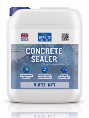 B&Q -  Premium Concrete Sealerclear5 Litres Durable Dustproofing Sealant For Concrete Surfaces