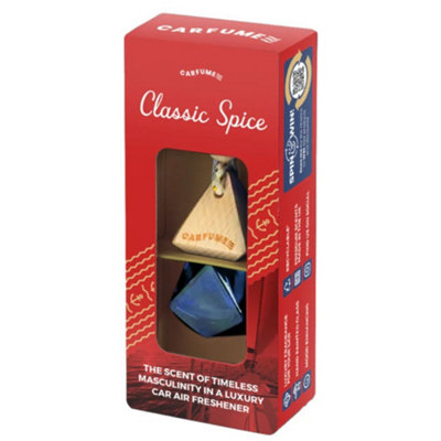 B&Q Carfume - Car Air Freshener - Classic Spice Small